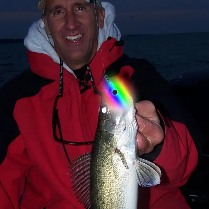 Leurre lumineux LED en forme d'œil pour pêche profonde - Appât luminescent attracteur pour poissons