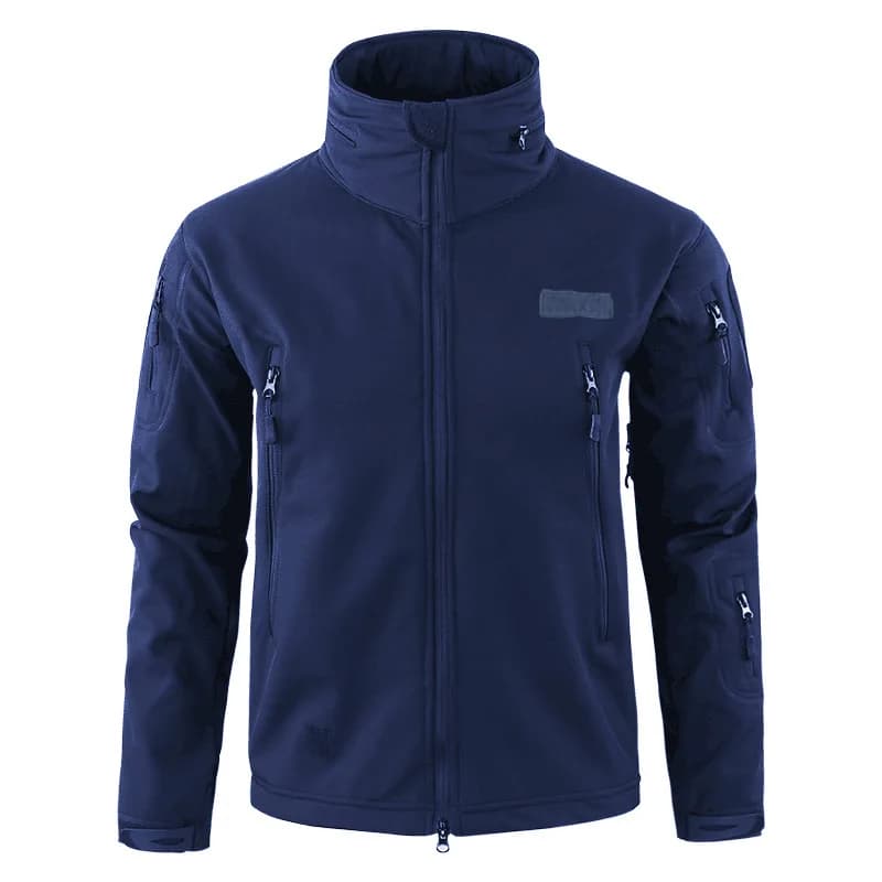 Veste tactique camouflage hiver col montant polaire épaisse imperméable pour pêche et outdoor