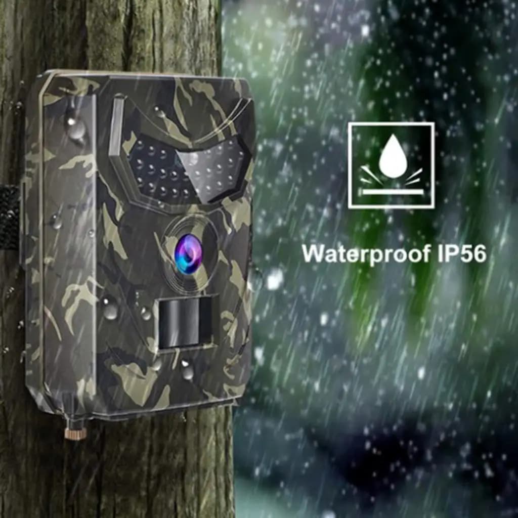 Caméra faune 12MP 1080P infrarouge étanche pour surveillance chasse et observation naturaliste
