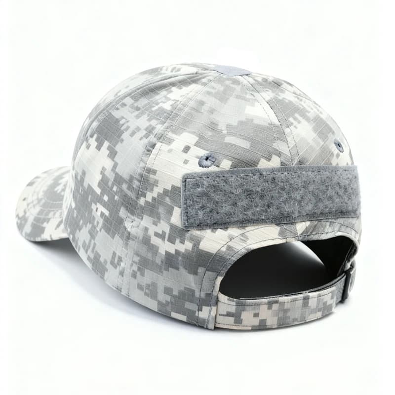 Casquette camouflage pêche tactique unisexe - Chasse camping réglable magic tape quotidien