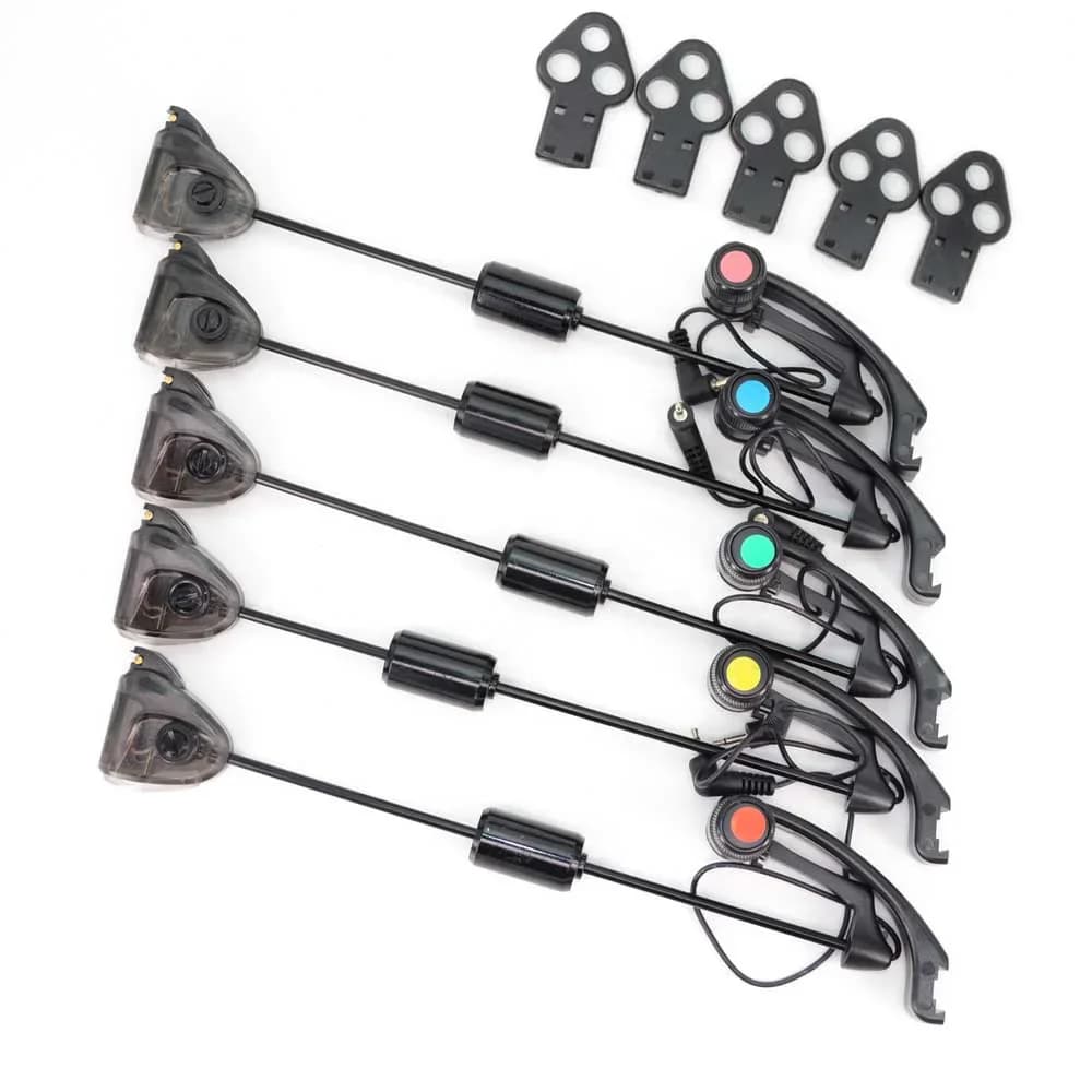 Porte-swinger LED avec indicateur drop-off - Support lumineux pour alarme de touche carpe