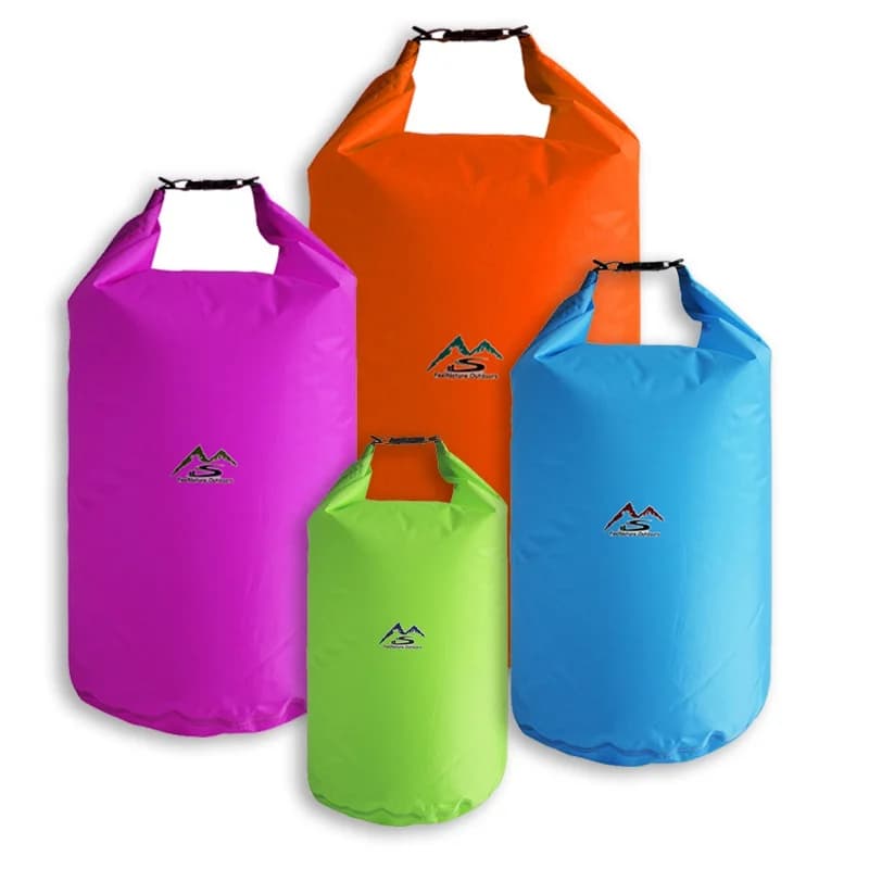 Sac étanche 5L à 70L pour camping dérive trekking natation rafting kayak rivière pêche et activités outdoor