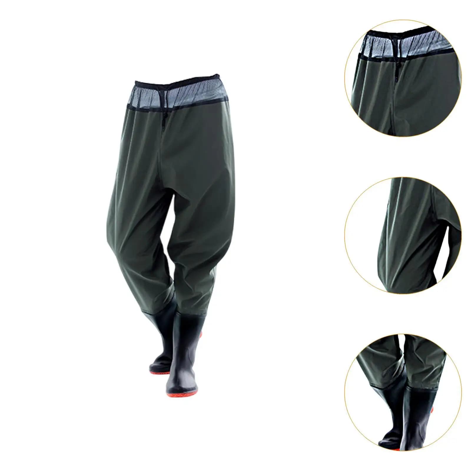 Pantalon waders pêche unisexe - Combinaison aquatique pour activités nautiques et travaux agricoles