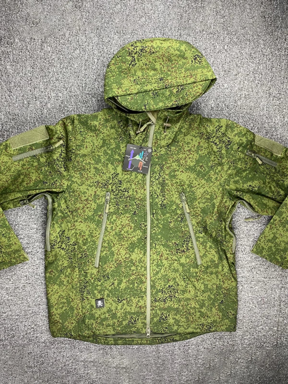 Combinaison assault camouflage EMR softshell polaire imperméable pour pêche et chasse