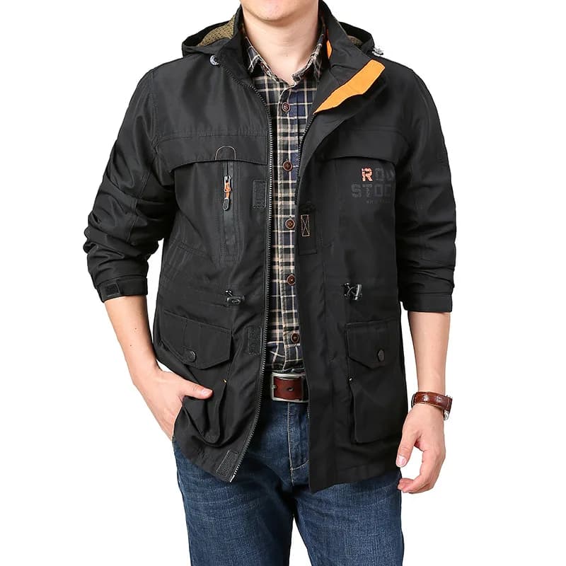 Veste business casual 2024 homme - Manteau sport coupe-vent léger printemps escalade