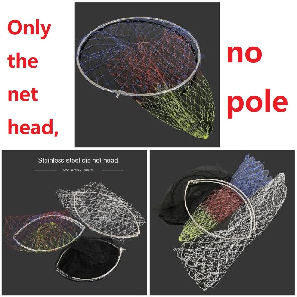 Filet pliable pêche à épuisette avec tête repliable - Accessoire capture poissons profond
