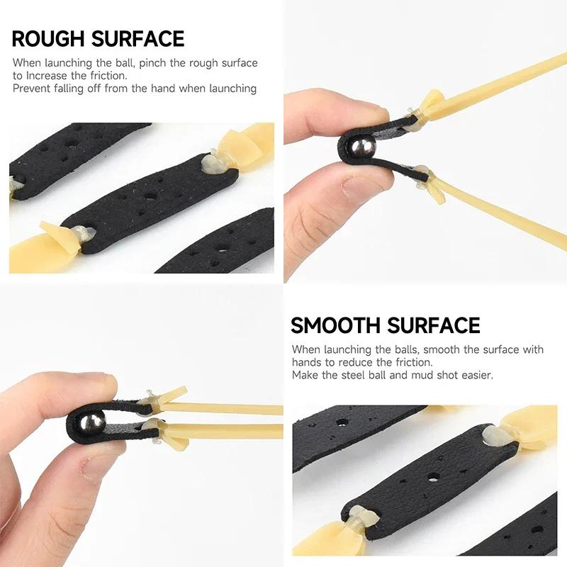 Bandes élastiques catapulte pêche 2.0mm haute élasticité précision latex