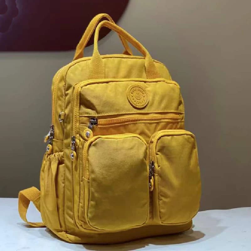 Sac à dos femme étanche en nylon avec multiples poches - Sac d'école et voyage pour ordinateur portable