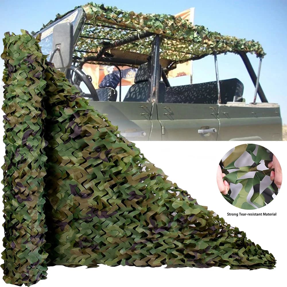 Filet camouflage rouleau en vrac - Toile occultante stores voiture tente chasse pêche