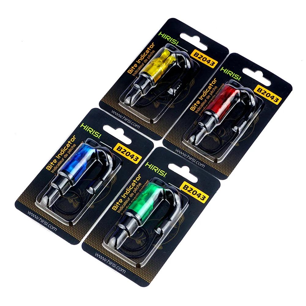 4 indicateurs chute alarme Hirisi B2043 - chaîne acier inoxydable accessoires pêche carpe gros poissons