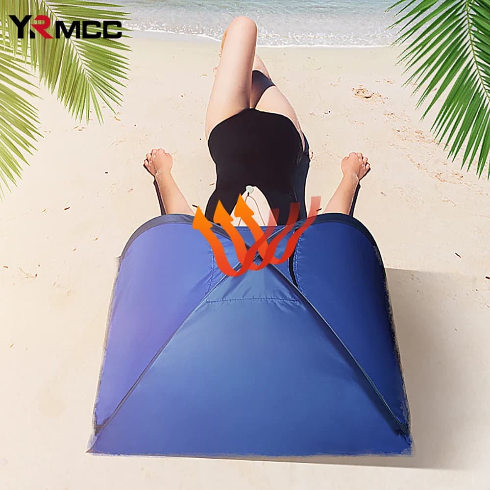 Tente de pêche et plage ultra-légère protection UV pour abri rapide au jardin, camping et randonnée nature