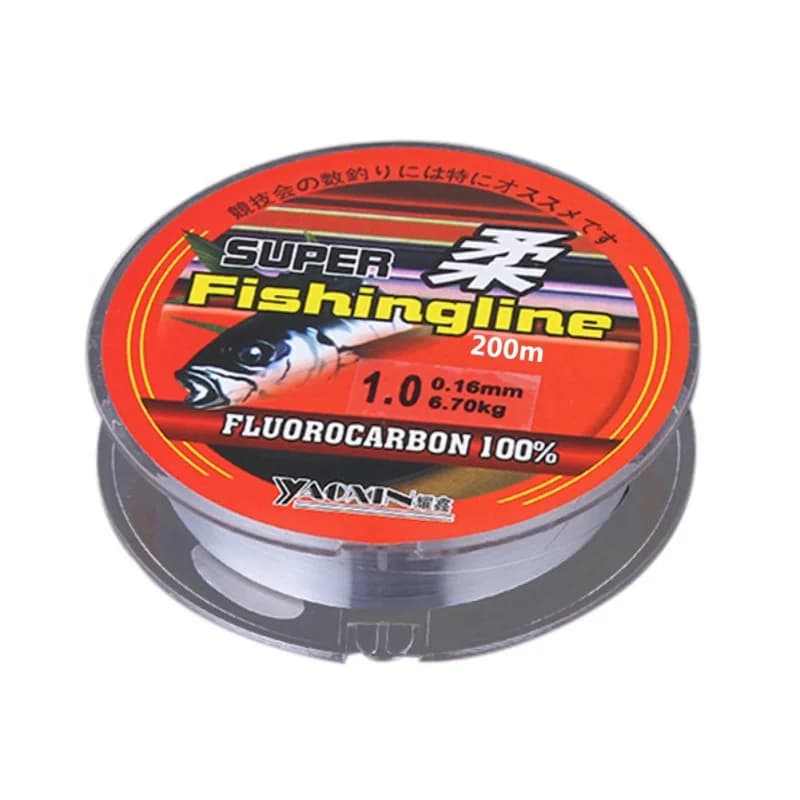 Ligne nylon super résistante 100M 200M monofilament japonaise transparente durable pêche