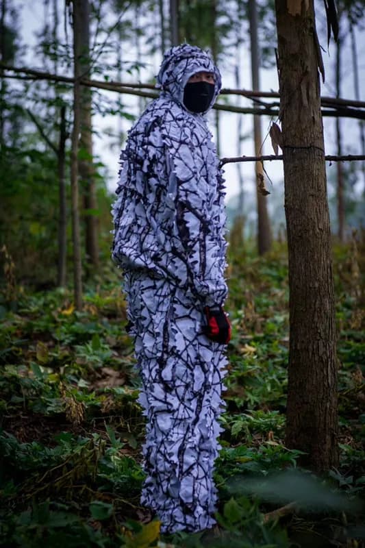 Combinaison neige feuille camouflage russe hiver ghille premium survie forêt arctique pêche glace
