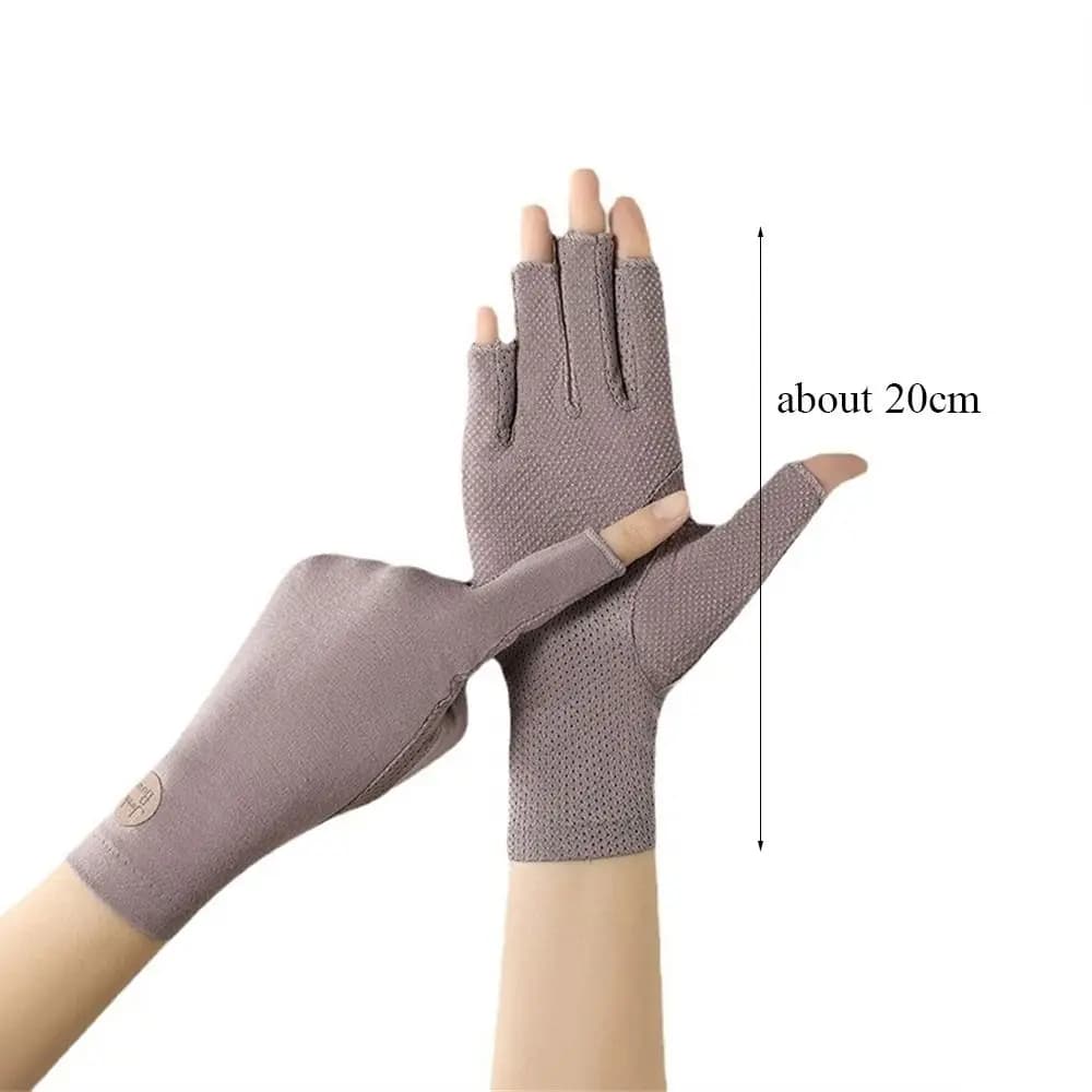 Gants fins anti-UV pêche - protection solaire légère et résistante au glissement pour pêcheurs