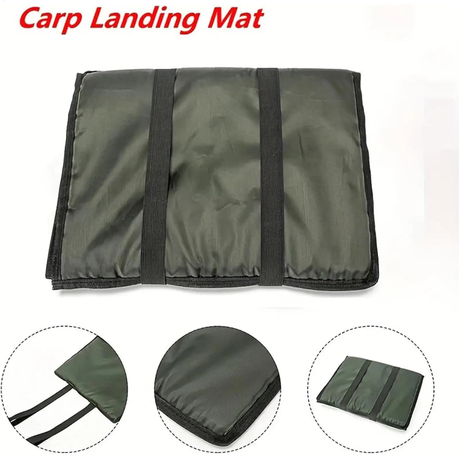 Tapis de décrochage pêche carpe portable - Équipement pêche cadeau pour mari papa petit ami
