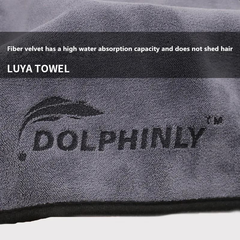 Serviette de pêche portable à boucle, épaisse et antidérapante pour essuyer les mains et le matériel