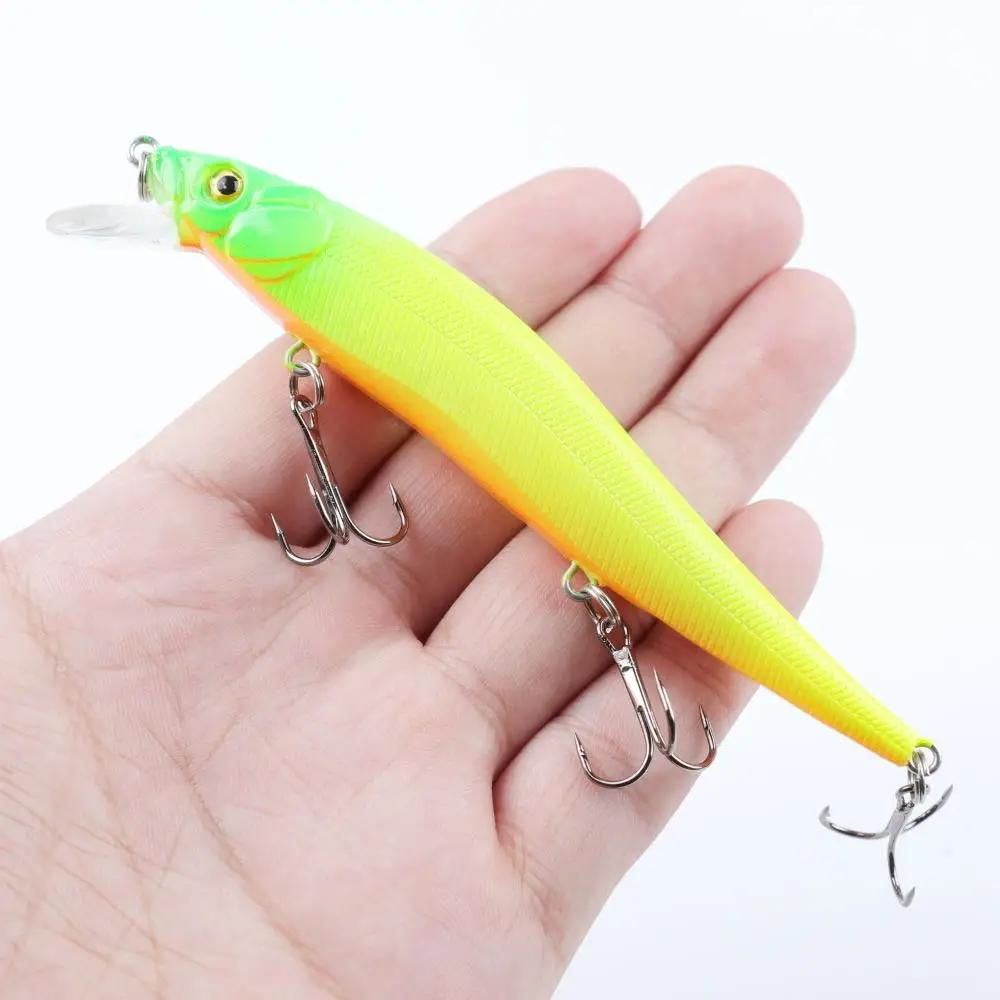 Leurre dur bionique 11.5cm/14g avec yeux 3D - Wobbler artificiel pour carpe brochet perche pêche carnassiers 5/10 pièces