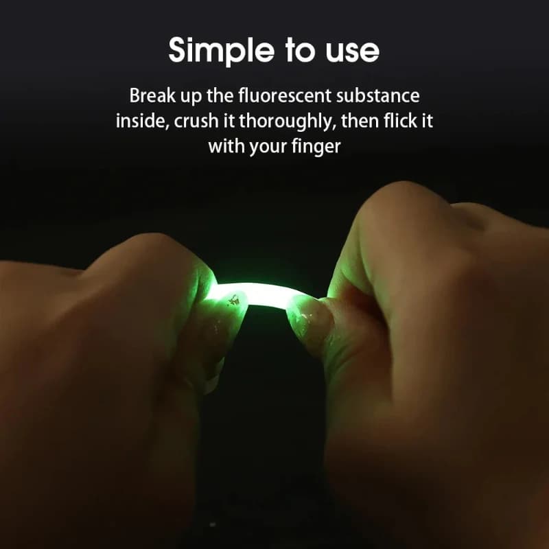 Bâtons lumineux pêche diamètre fluo haute visibilité 80/160PCS - tiges flottantes lumineuses pêche nocturne