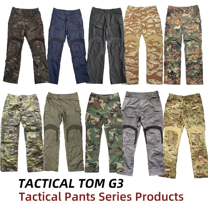 Pantalon tactique GEN3 résistant rayures - Équipement pêche chasse randonnée extrême
