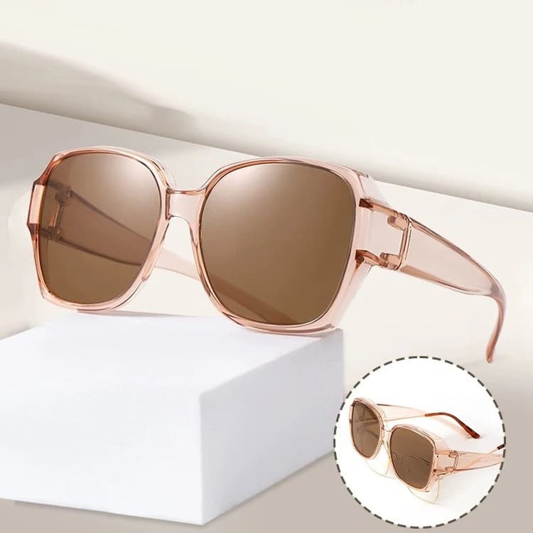 Lunettes de soleil polarisées rondes sur prescription pour pêcheurs myopes - Vintage conduite