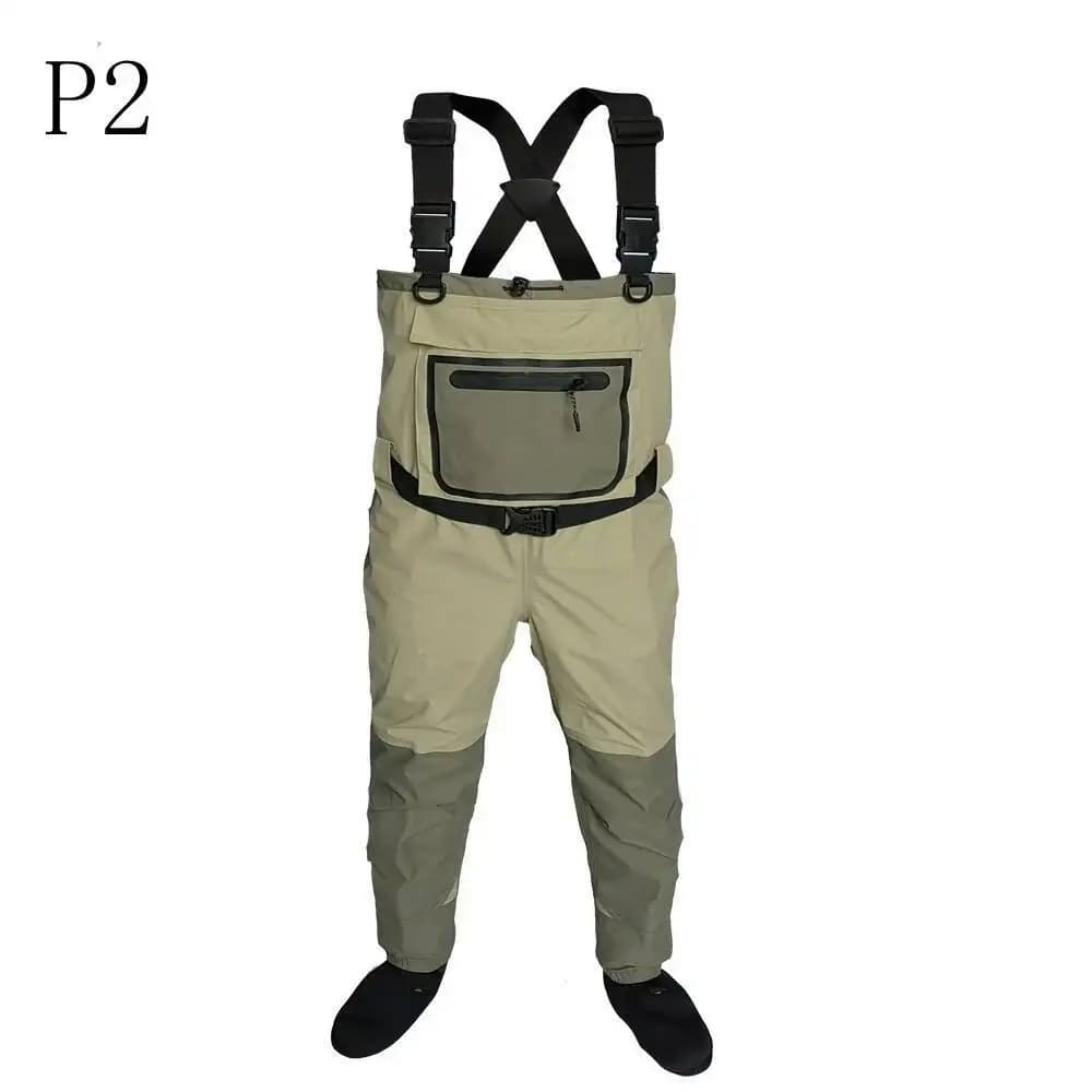 Waders néoprène pêche à la mouche enfants adultes - Bottes rapide séchage imperméables respirantes chasse rafting