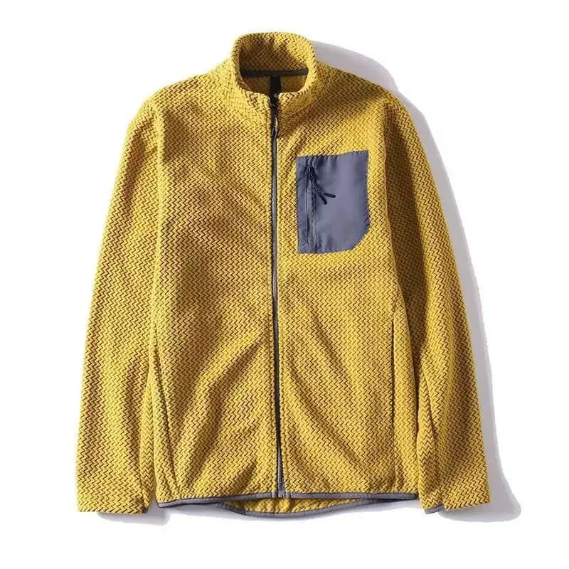 Veste polaire pêche montagne homme - Col montant outdoor - Vêtement randonnée escalade chasse