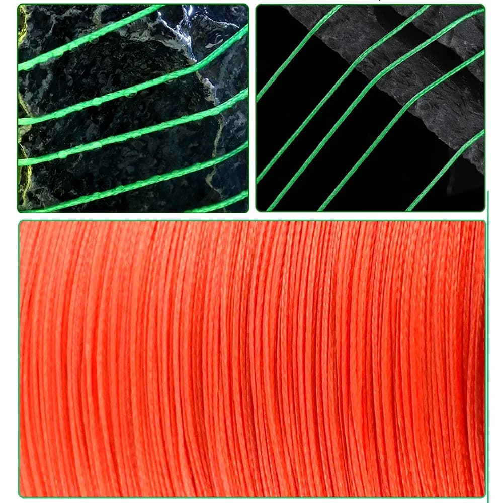 Ligne de pêche JOF 8 brins 500M multifilament PE pour carpe - Matériau japonais haute résistance 10-120LB