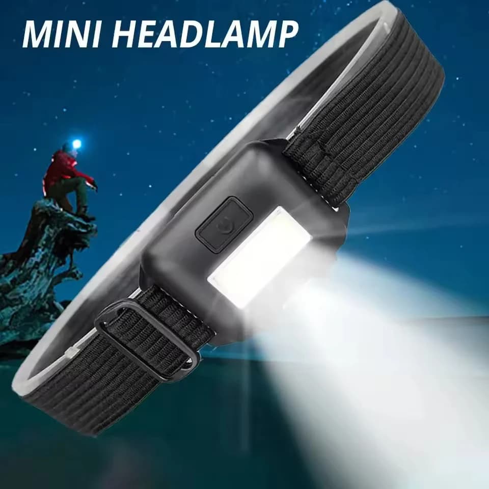 Casquette lampe frontale rechargeable LED ultra puissante pour randonnée et pêche nocturne