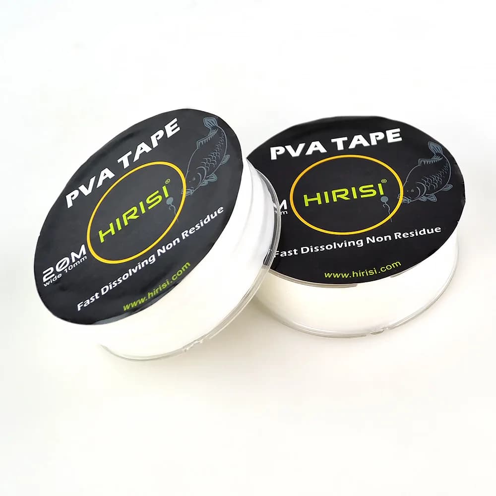 Ruban PVA 10mm x 20m soluble pour pêche à la carpe avec film hydro-soluble