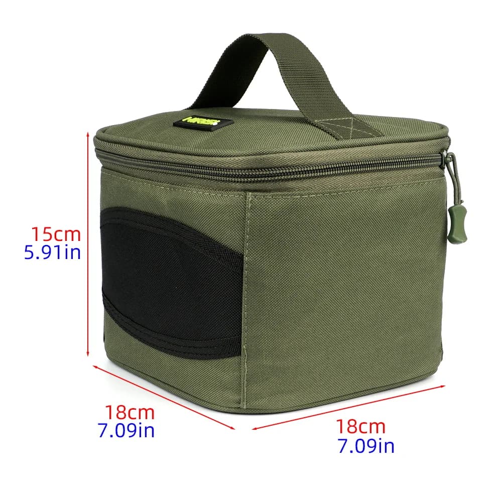 Sac de pêche portable pliable en oxford waterproof - Étui cubique pour matériel de pêche