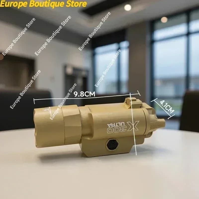 Lampe tactique multifonction X300 pour airsoft et chasse - Montage rail 20mm - Éclairage puissant