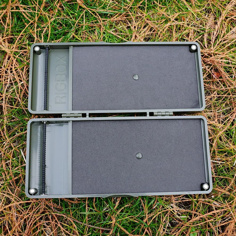 Porte-montages Hirisi rig wallet boîte rangement bas de ligne zig chod stiff hair rig pêche carpe