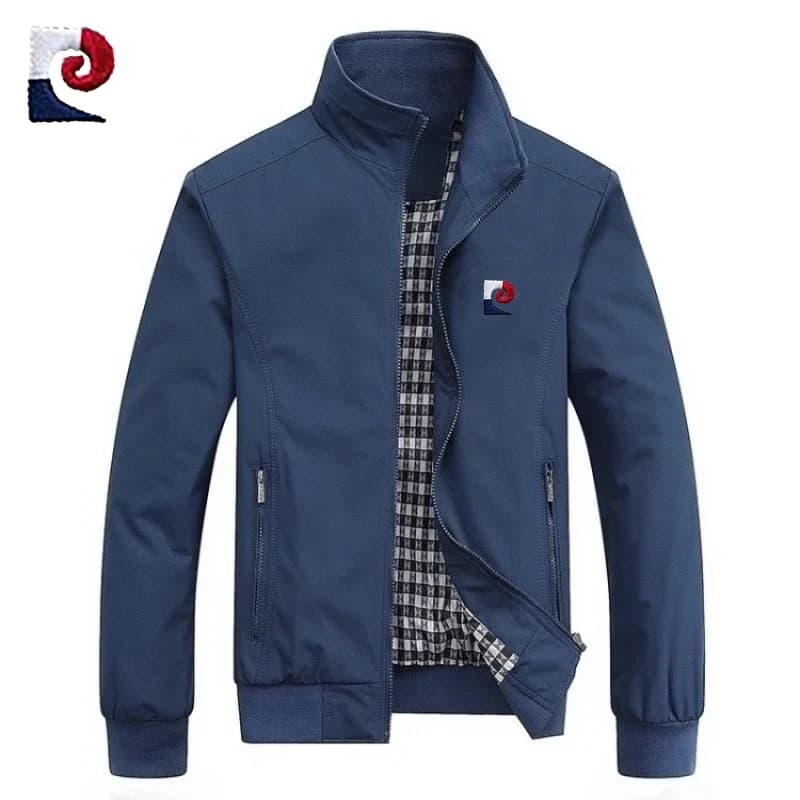 Veste col montant baseball homme printemps automne - Respirante qualité pêche M-6XL tailles pêcheurs