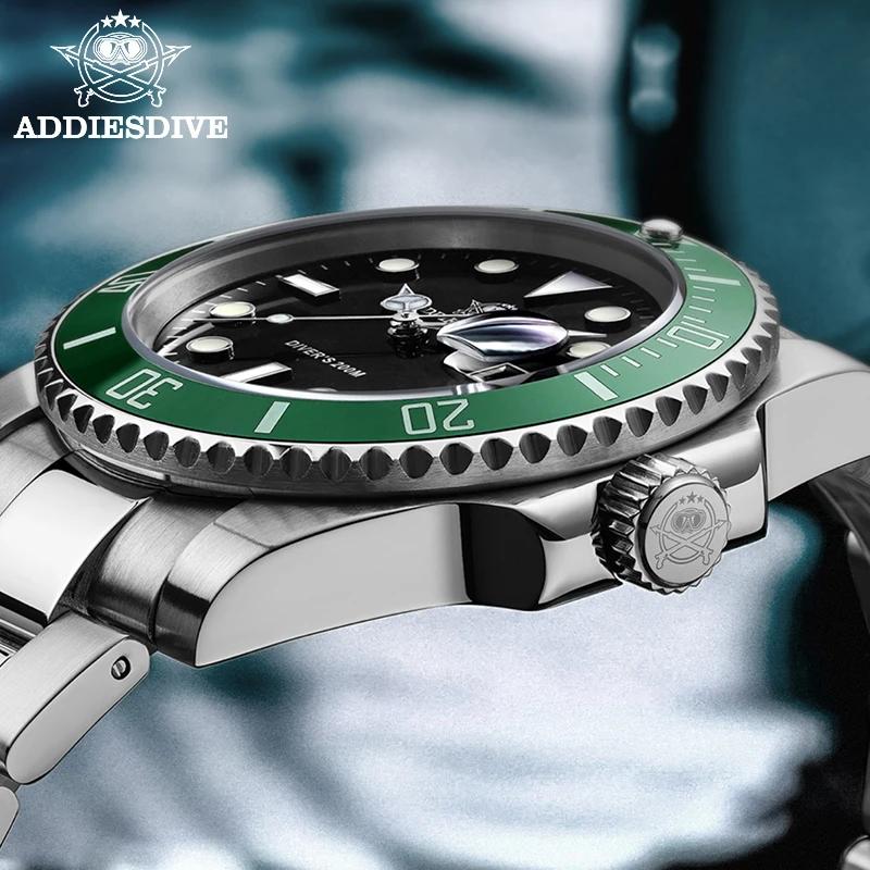Montre homme ADDIESDIVE acier inoxydable étanche - Montre quartz sport business loisirs européen