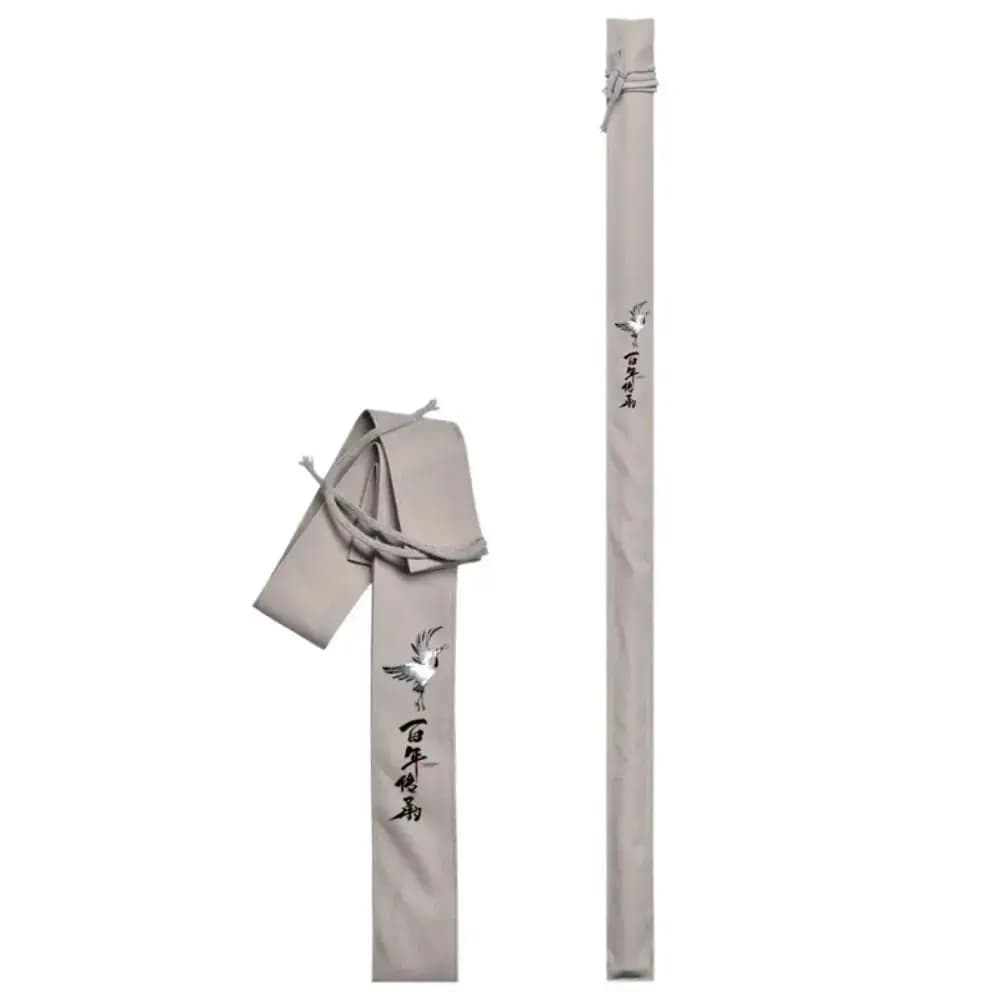 Sac de pêche toile 130cm style chinois - Grand sac pliable Tao pour matériel de pêche traditionnel