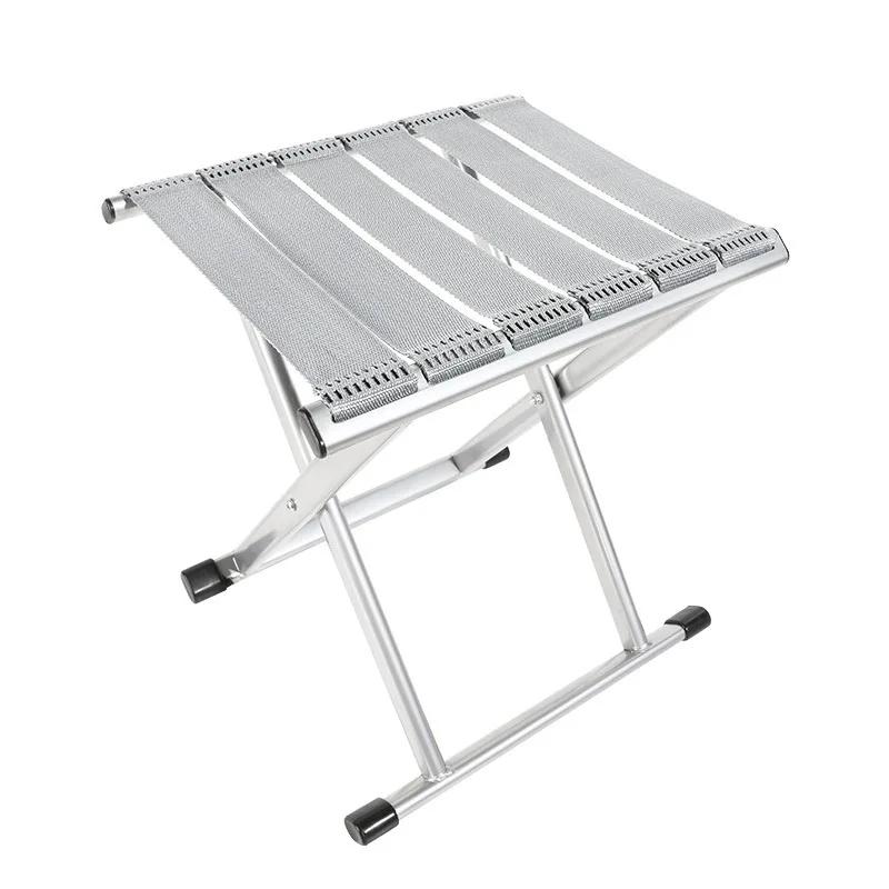 Tabouret pliant double usage pêche camping barbecue portable épais Magza extérieur
