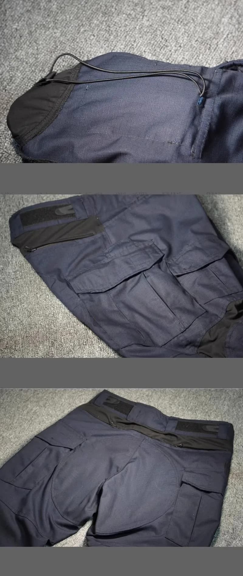 Pantalon cargo tactique GEN3 bleu foncé - Chasse pêche SWAT LAPD ripstop randonnée travail outdoor