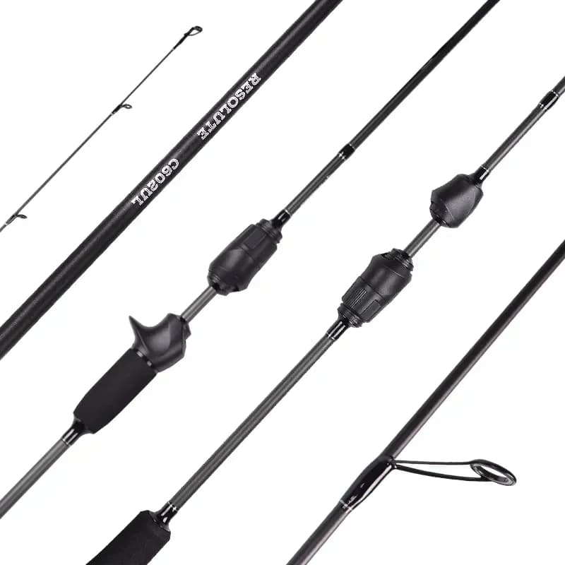 Canne casting Mavllos Resolute Light BFS carbone Toray 30T pour leurres 0.8-7g pêche précise