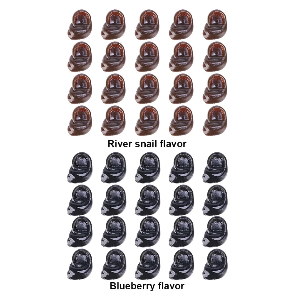 20 boilies flottants en forme d'escargot pour pêche à la carpe avec montage hair zig rig method feeder