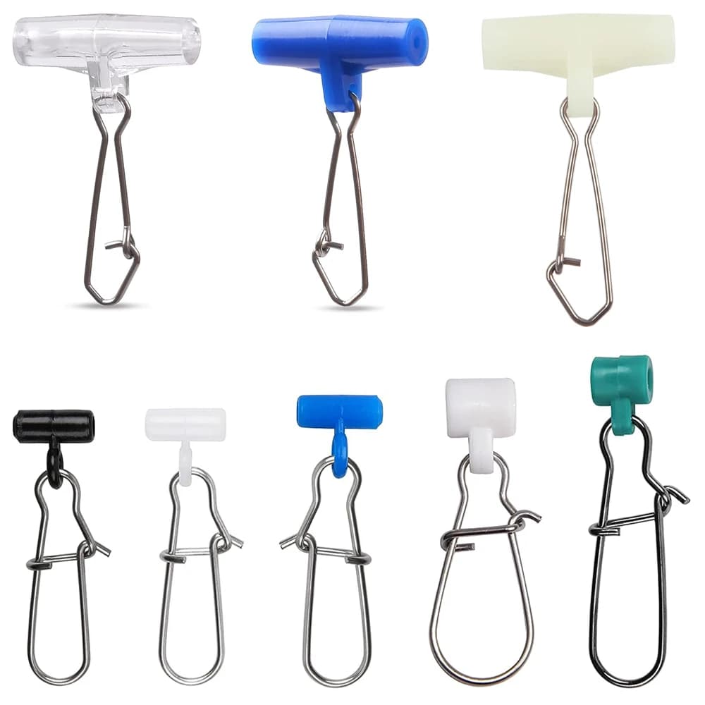 16Pcs coulisse plombs pêche mer lourds avec snaps duo lock et émerillon slider résistants