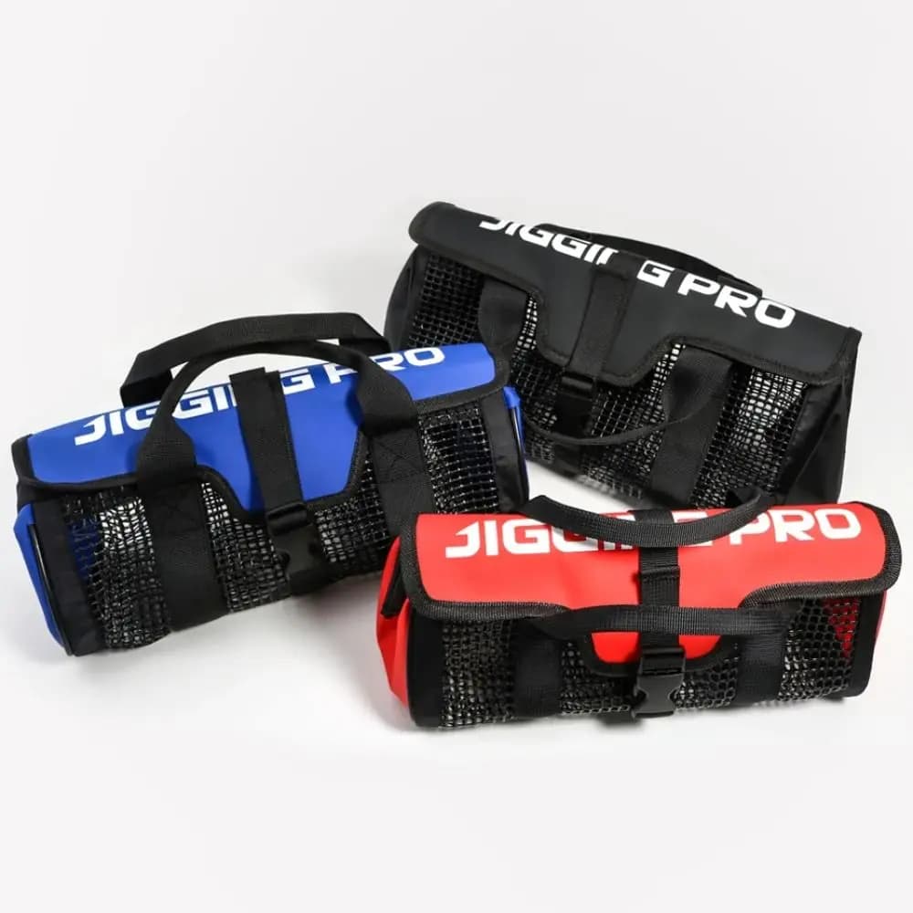 Sac filet pour leurres et appâts PVC grande capacité - rangement hameçons et jigs métalliques