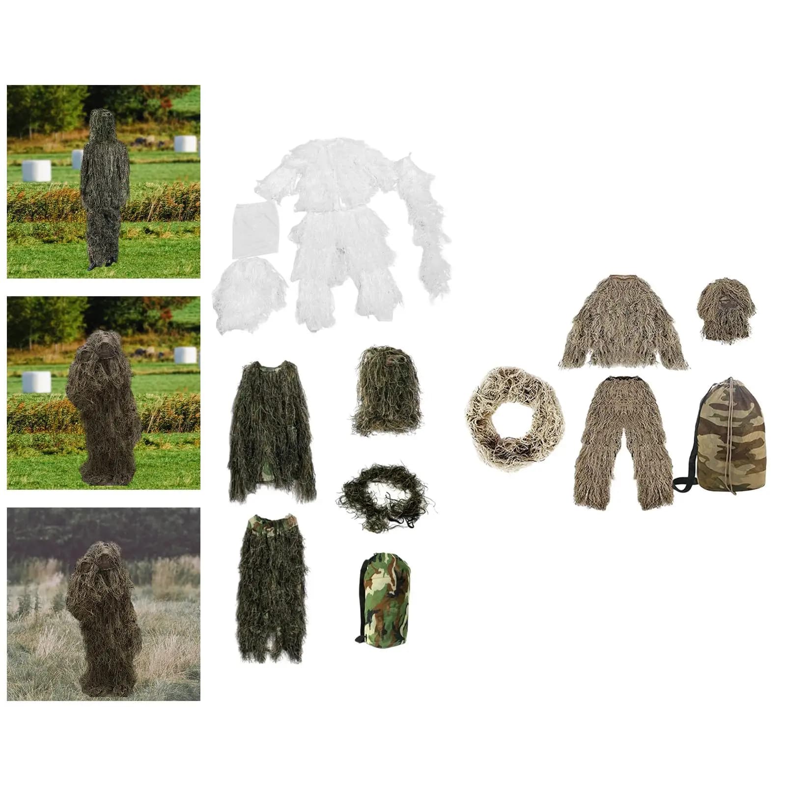 Combinaison ghille enfants halloween observation oiseaux extérieur pantalon vêtement pêche en famille