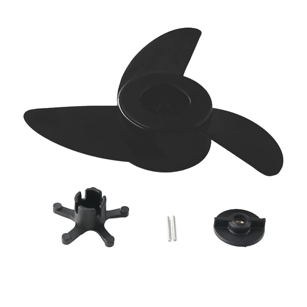 Hélice 3 pales pour moteur électrique de bateau hors-bord pêche trolling propulsion hélice et écrou