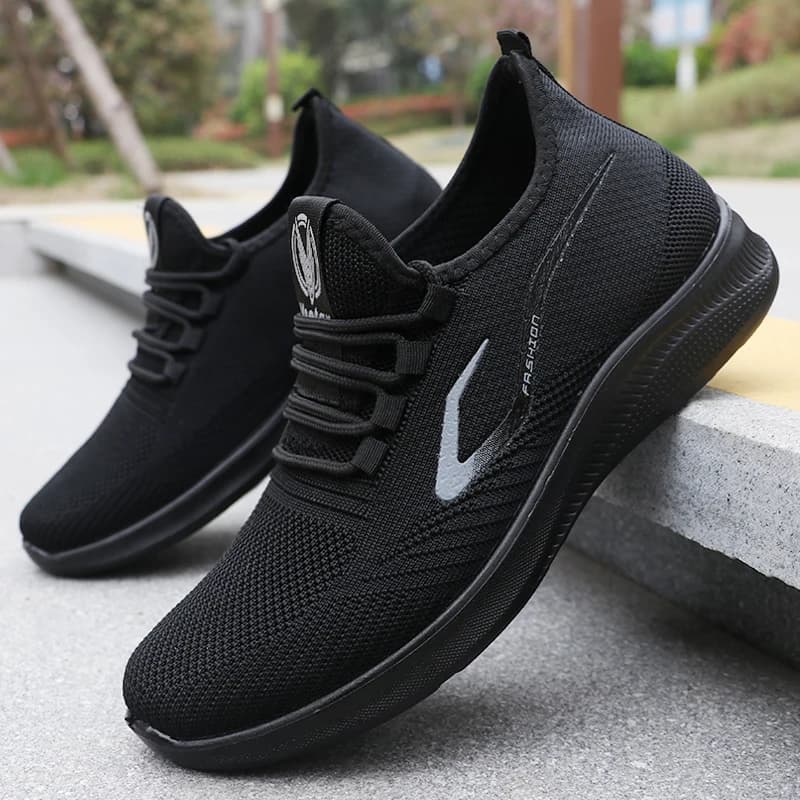 Chaussures running homme pêche légères - Baskets tressées respirantes antidérapantes sport