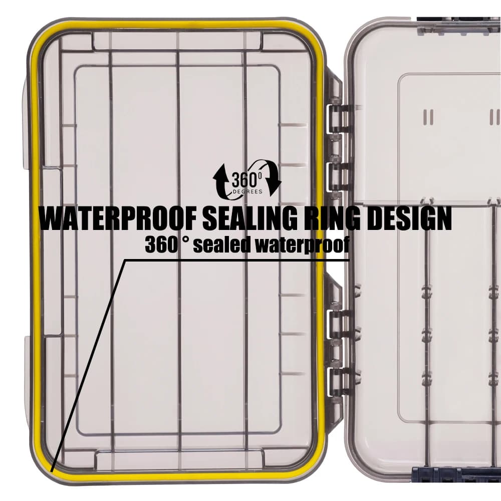 Boîte de pêche étanche SAMOLLA grande capacité, rangement pour leurres hameçons et accessoires de pêche portables