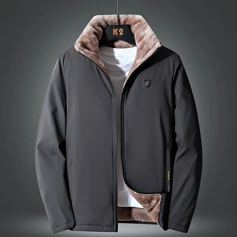 Veste polaire épaisse 2025 homme hiver - Manteau chaud pêche grand froid classique outdoor