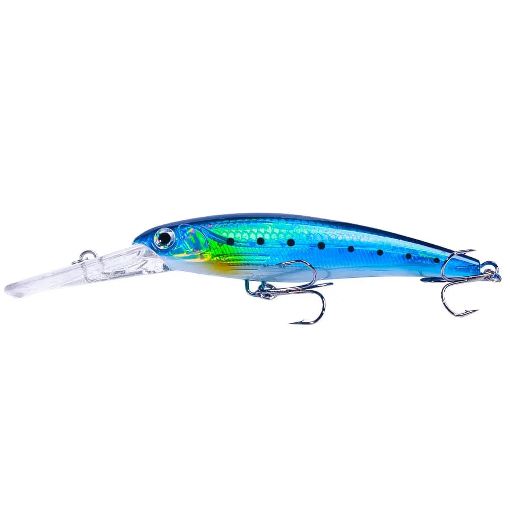 Leurre dur crankbait 17cm 30g pour brochet sandre et bar, appât wobbleur grande plongée