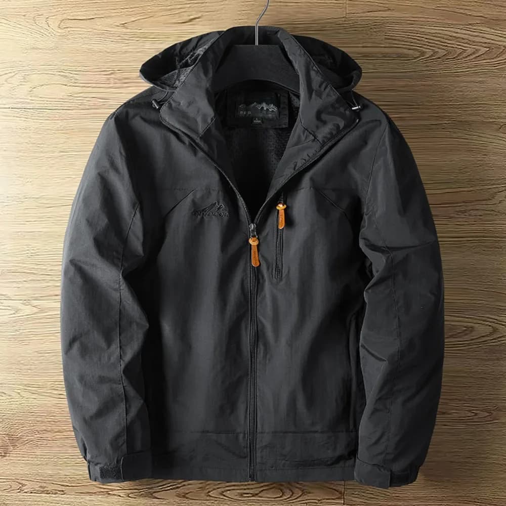 Veste légère printemps automne pêche homme - Blouson outdoor avec capuche streetwear polyvalent