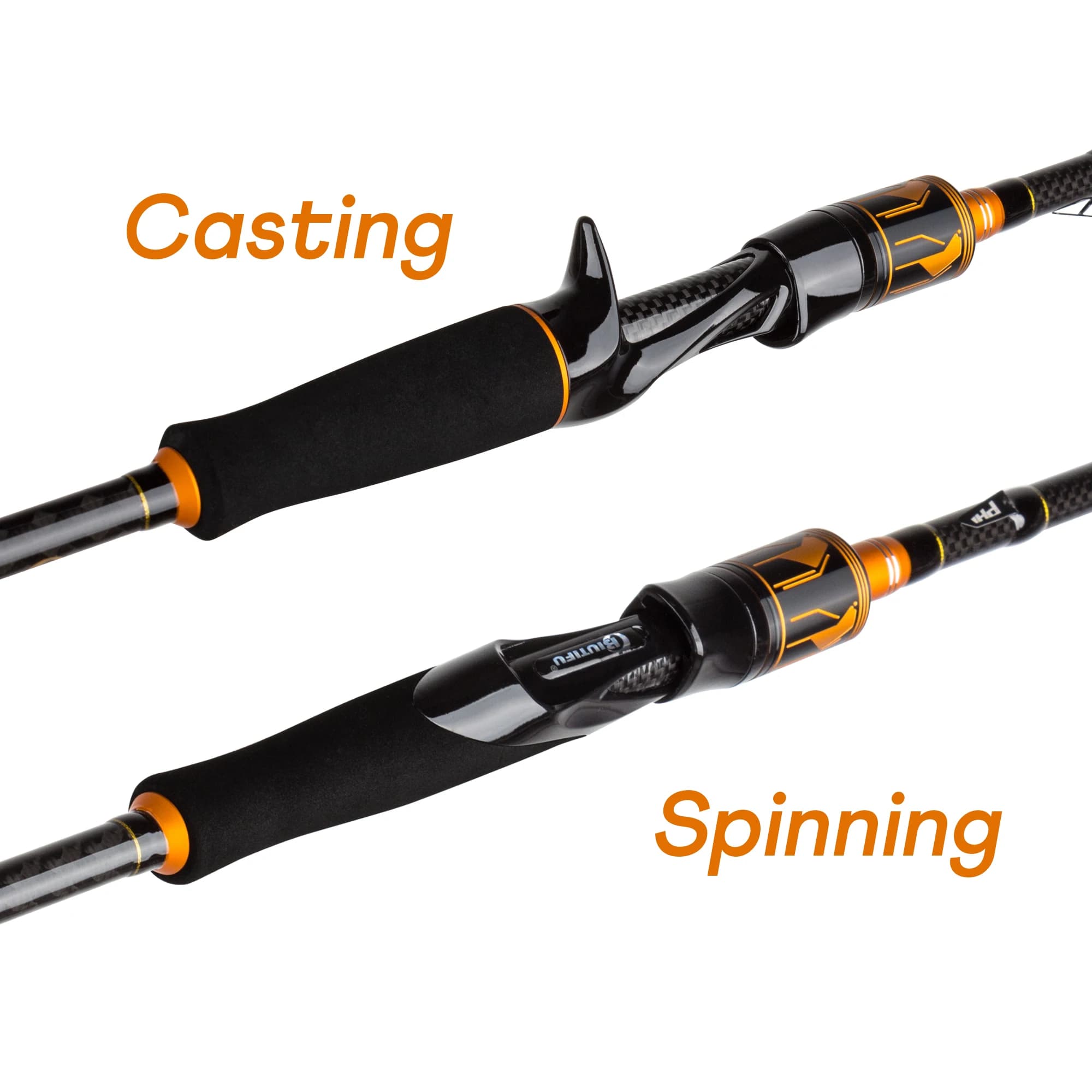 Canne casting BIUTIFU 2 brins 1.8-2.7m avec guides Fuji pour leurres 7-80g - Perche et brochet