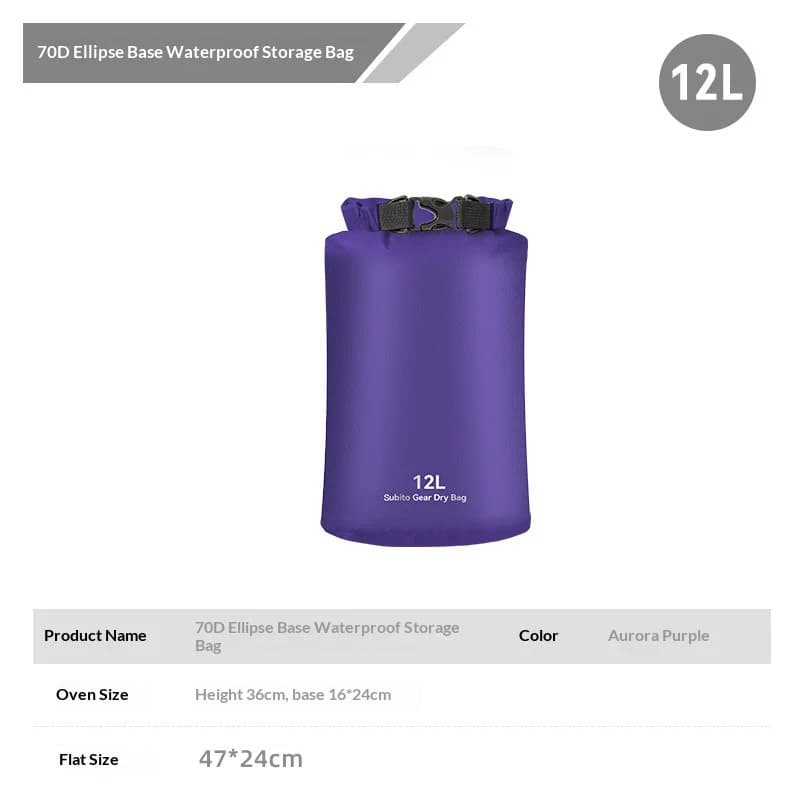 Sac étanche ultraléger 3L à 35L pour rafting, kayak et natation - Sac sec sport nautique PVC